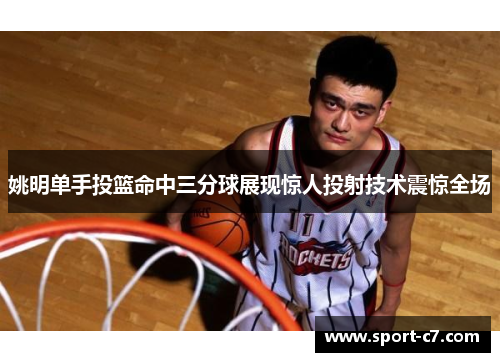 姚明单手投篮命中三分球展现惊人投射技术震惊全场