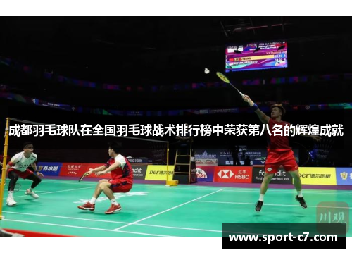 成都羽毛球队在全国羽毛球战术排行榜中荣获第八名的辉煌成就